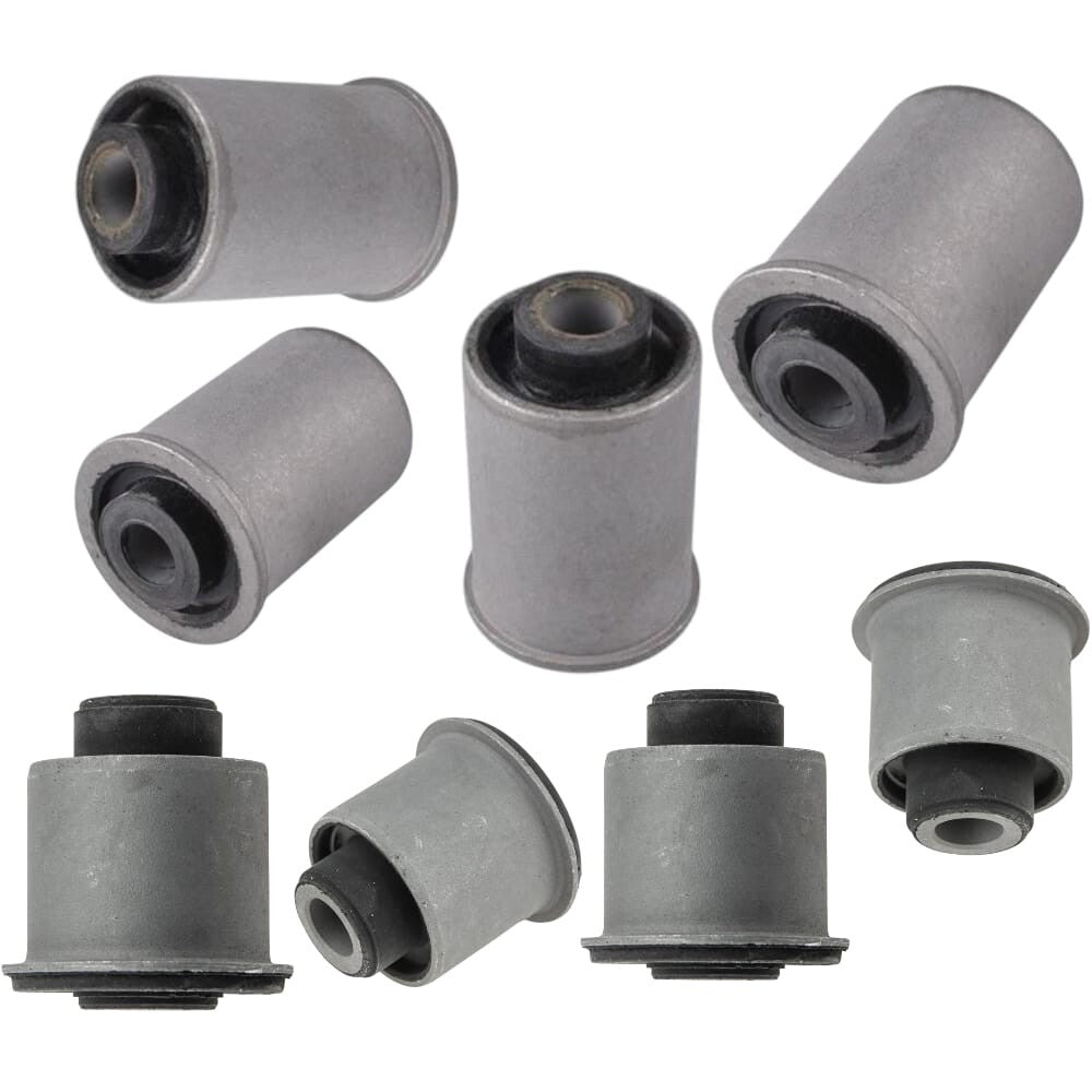 Front Upper Lower Control Arm Bushing For Nissan Frontier Navara NP300 54560-EB70A LOWER (4)  , 54542-EB70A UPPER (4) NS-67-D40TUPW 8pc  2005-2024