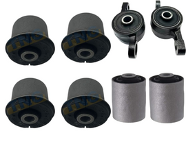 Front Lower Upper Control Arm Bushing For  Lexus LS430 2000-2006,8PC 48655-50012 LOWER (2) , 48654-50050 LOWER(2) ,48632-59045 (4).T0-67-LS430BZ KIT