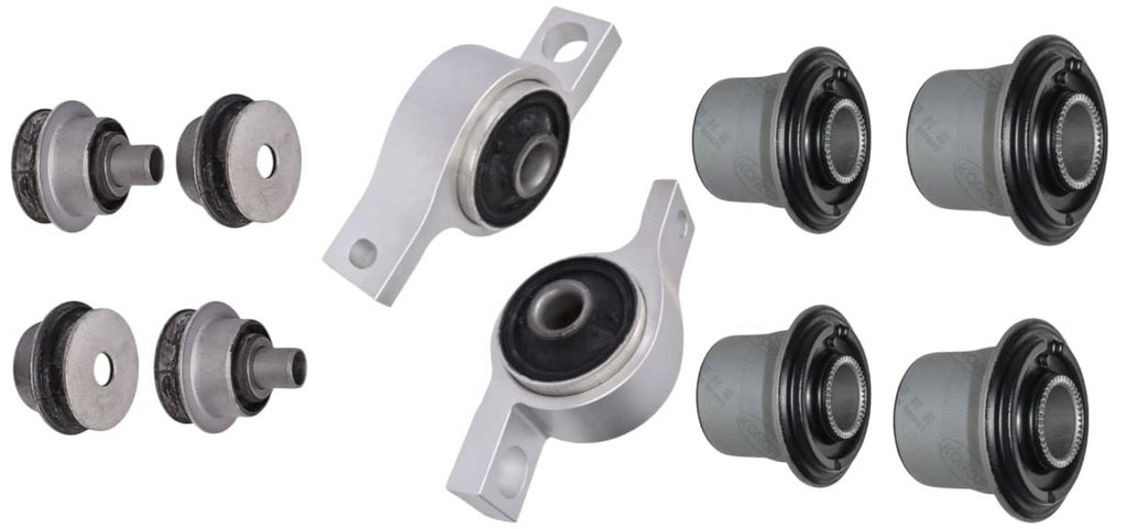 Front Lower Control Arm Bushings10 p for LEXUS  GS350 GS450 2006 2020 ,  48653-30325 (2) , 48632-30335 (4) , 48654-30325 (2) , 48075-30060 (2) , T0-67-GS14BZ