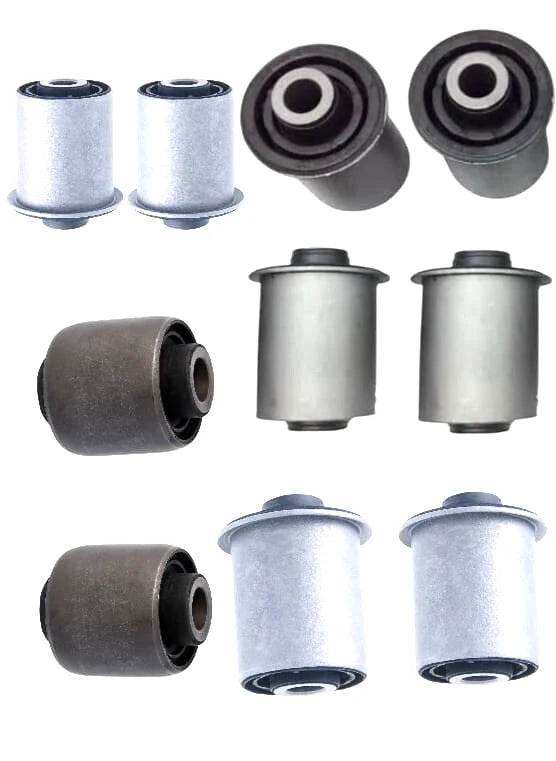 Front Upper Control Arm Bushing For Nissan PATROL Y62 INFINITI QX56  (10PC) 55150-EB300 SUSPENSION BUSH (2) , 54560-1LB0A LOWER ARM (4) , 54570-1LB0A LOWER ARM (4) 2010 2025