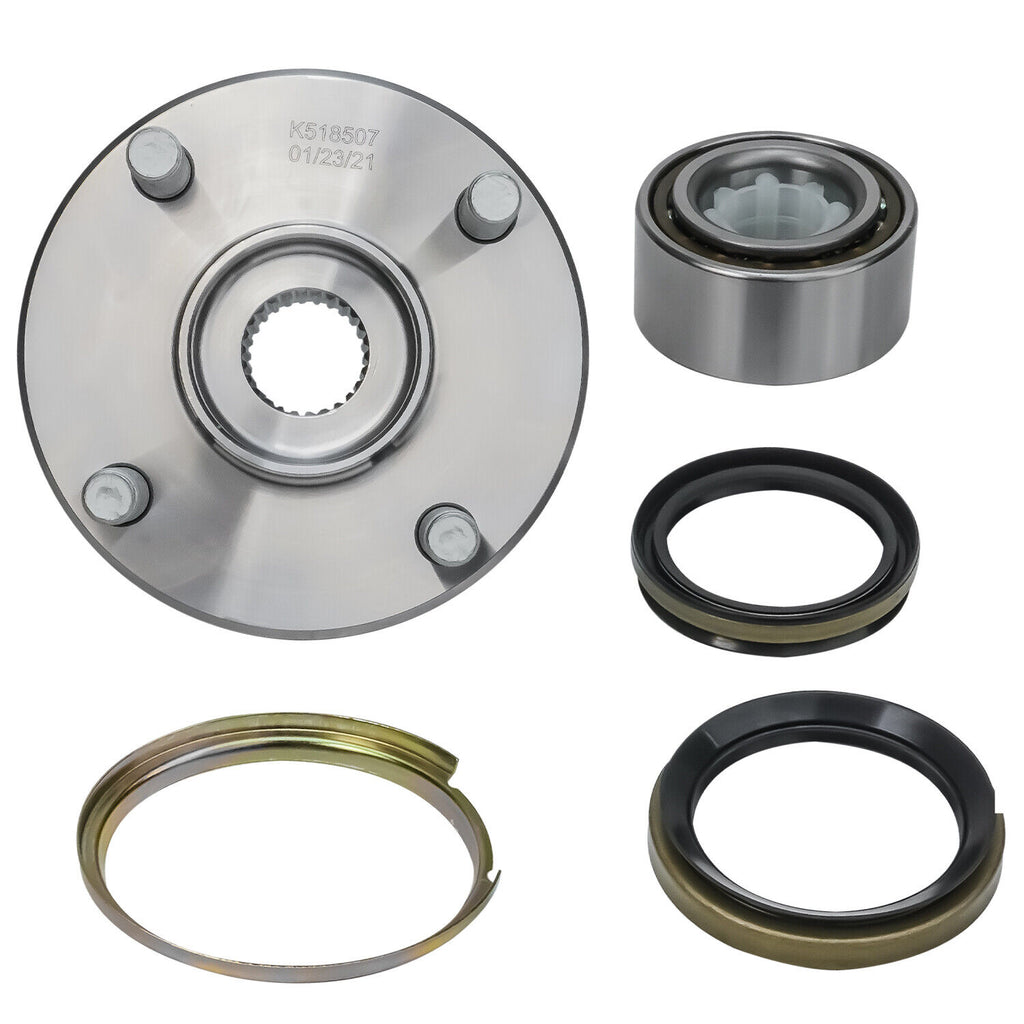 Front Wheel Bearing & Hubs for 1998 - 2000 2001 2002 Toyota Corolla Geo Prizm 518507,43502-12090 - Eparts